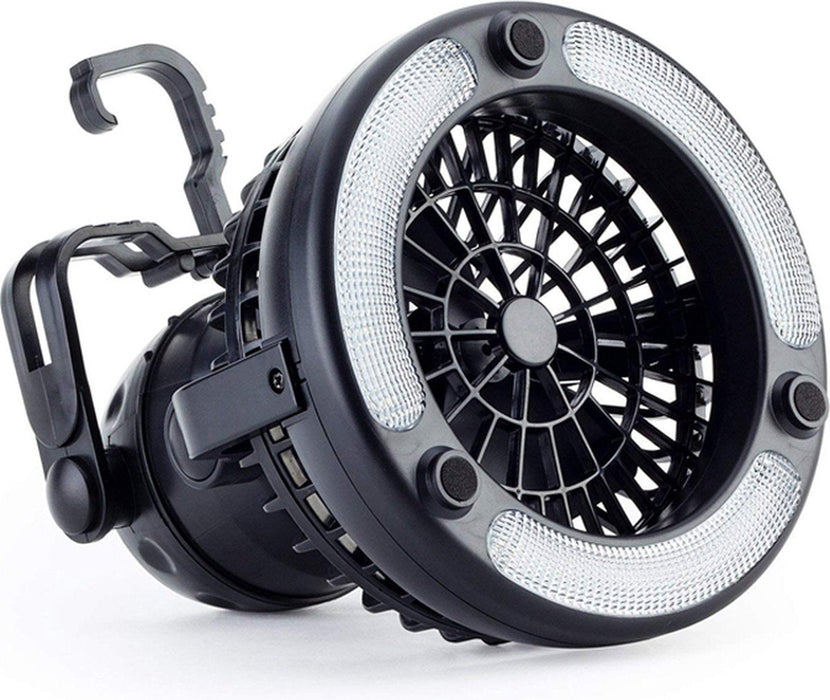 Lampe de camping Niceey - Mini ventilateur - Noir