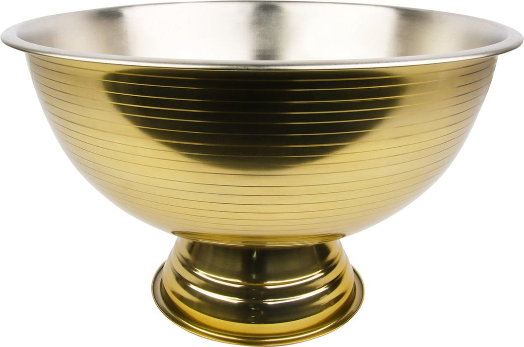 Niceey Champagneschaal - Champagnekoeler - Ijsemmer - Champagne Emmer - Champagne Bowl - RVS - Goud