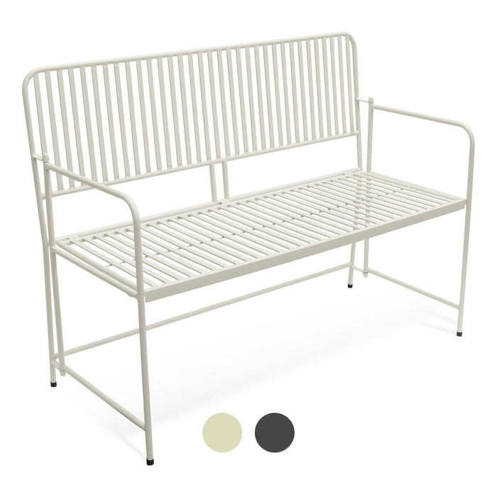 Banc de jardin Niceey - Pliable - Craie