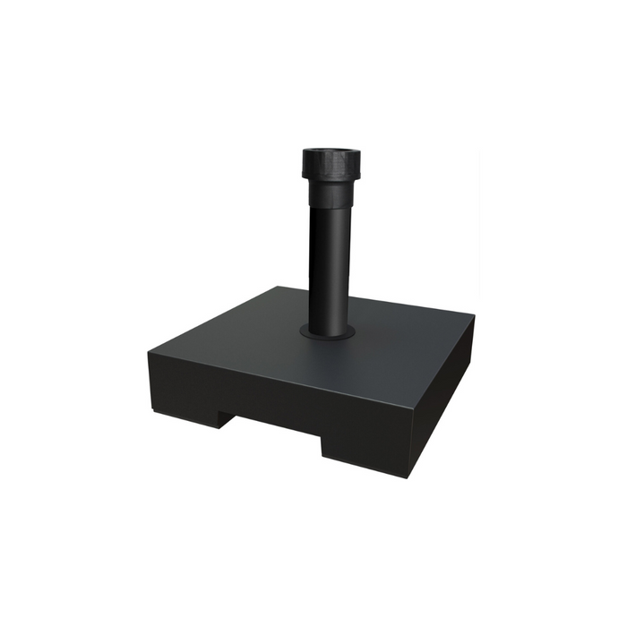 Pied de parasol Niceey - Universel - Béton 30kg - Noir