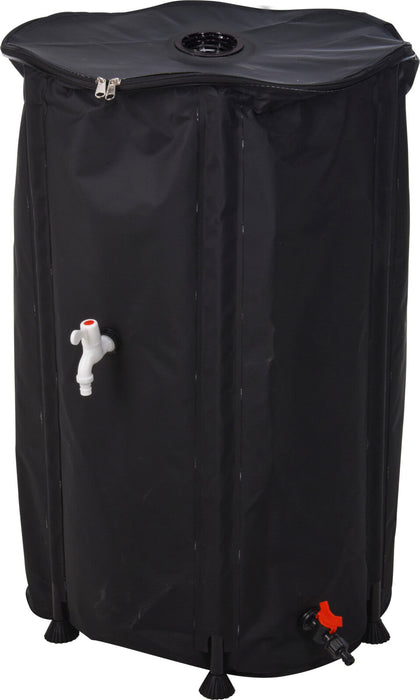 Niceey Regenton - 250 Liter - Opvouwbaar - 60X90cm - Zwart
