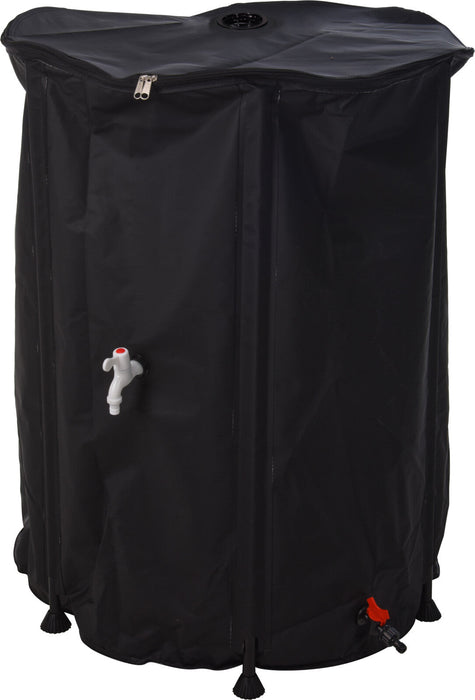 Niceey Regenton - 500 Liter - Opvouwbaar - 80x100CM - Zwart