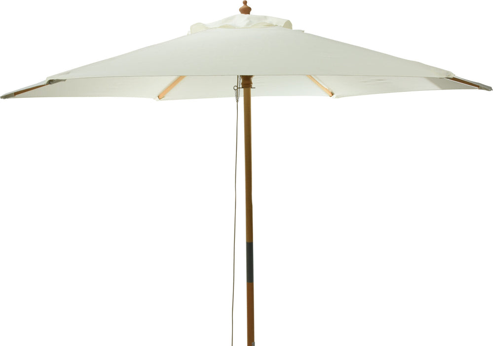 Parasol Niceey - Bois - 250CM - Crème