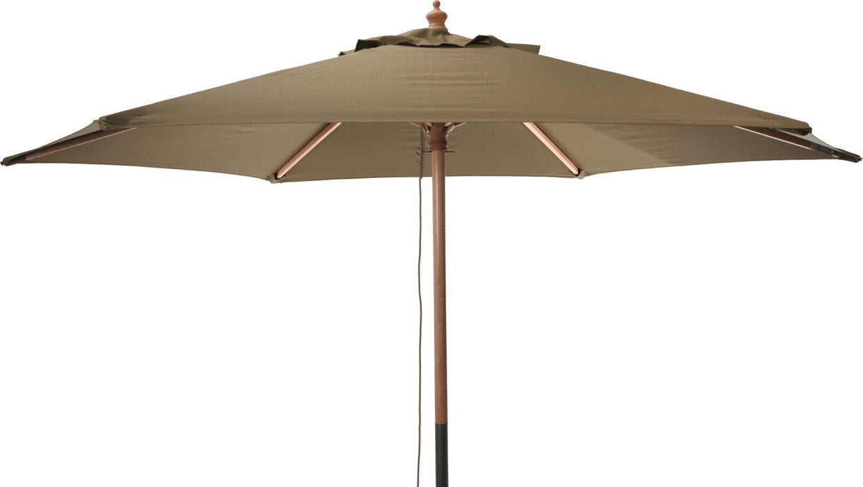 Parasol Niceey - Bois - 250CM - Taupe