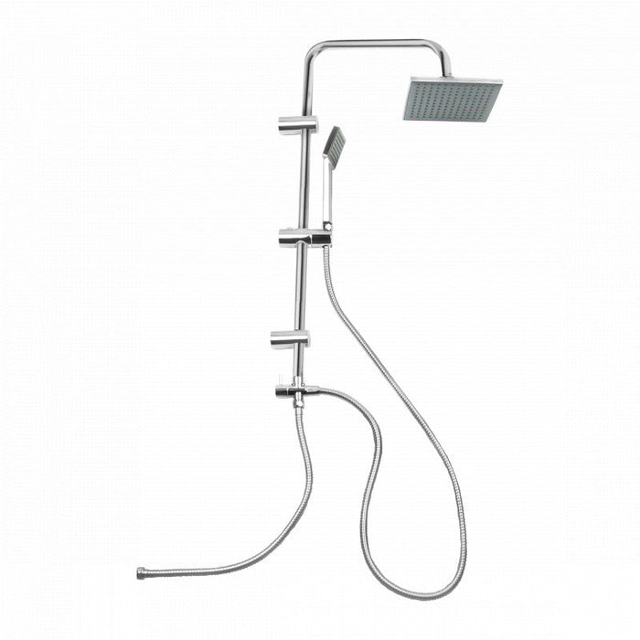 Ensemble de douche à effet de pluie Niceey, réglable, chrome