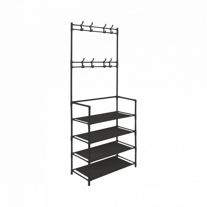 Niceey Armoire rack - Portemanteau - Noir
