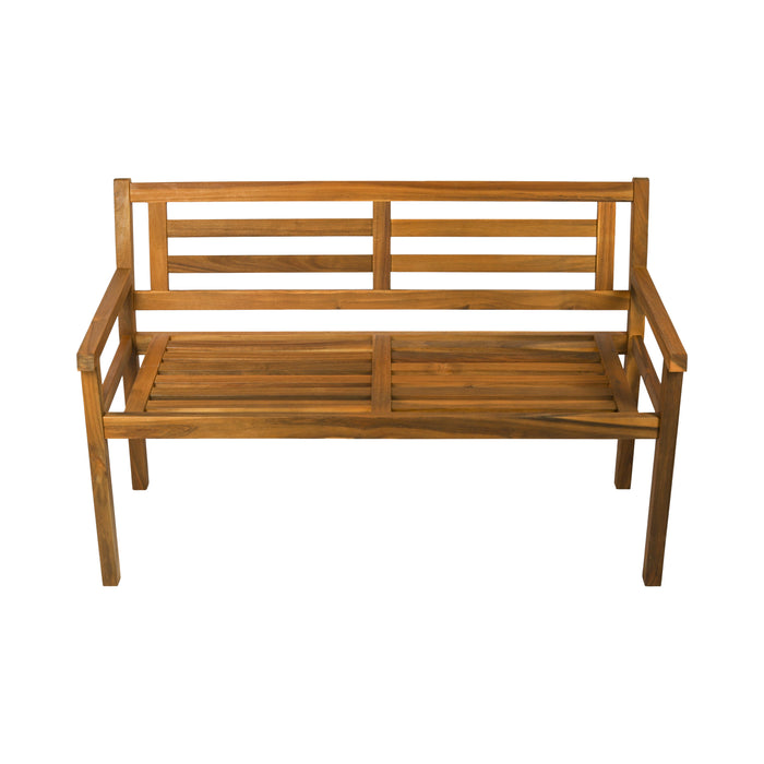 Banc de jardin Niceey - Résistant aux intempéries - 2/3 personnes - Bois d'acacia