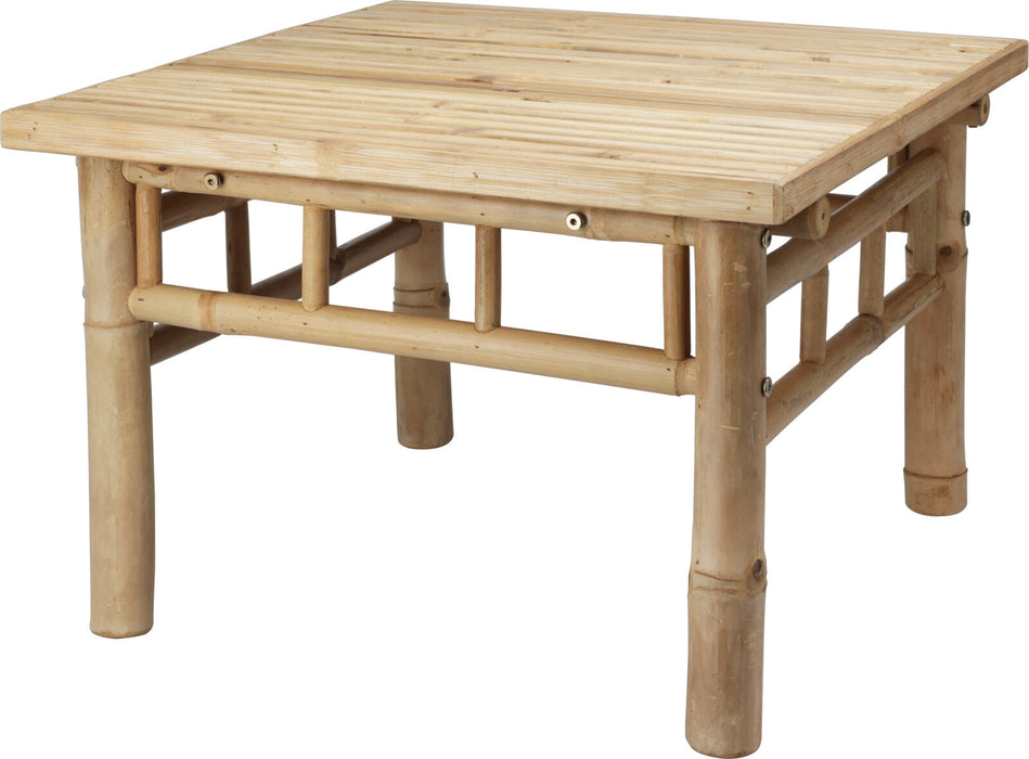 Table de Jardin Niceey - Bambou - 57X57XH38CM