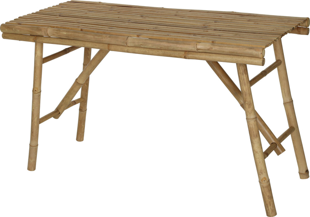 Table de jardin Niceey - Pliable - Bambou - 118X56x73CM