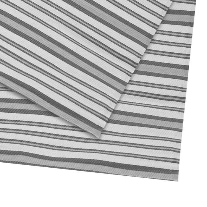 Tapis d'extérieur Niceey - Tapis de jardin - 160x230cm - Gris/Blanc