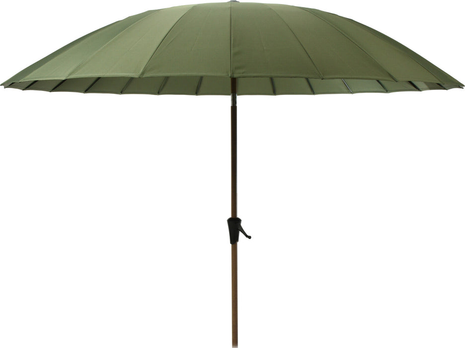 Parasol Niceey Shaghai - Bois - 280CM - Vert