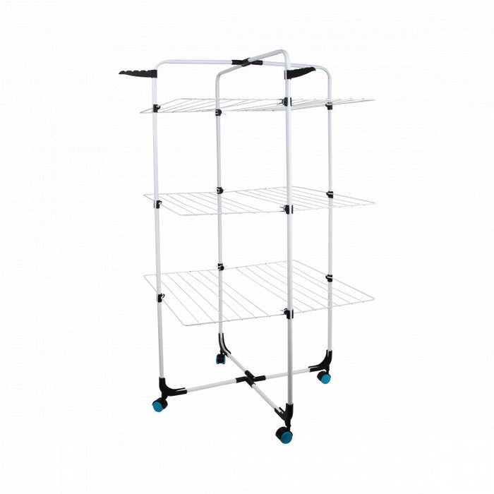 Tour de Séchage Niceey - 30m - Pliable - Blanc
