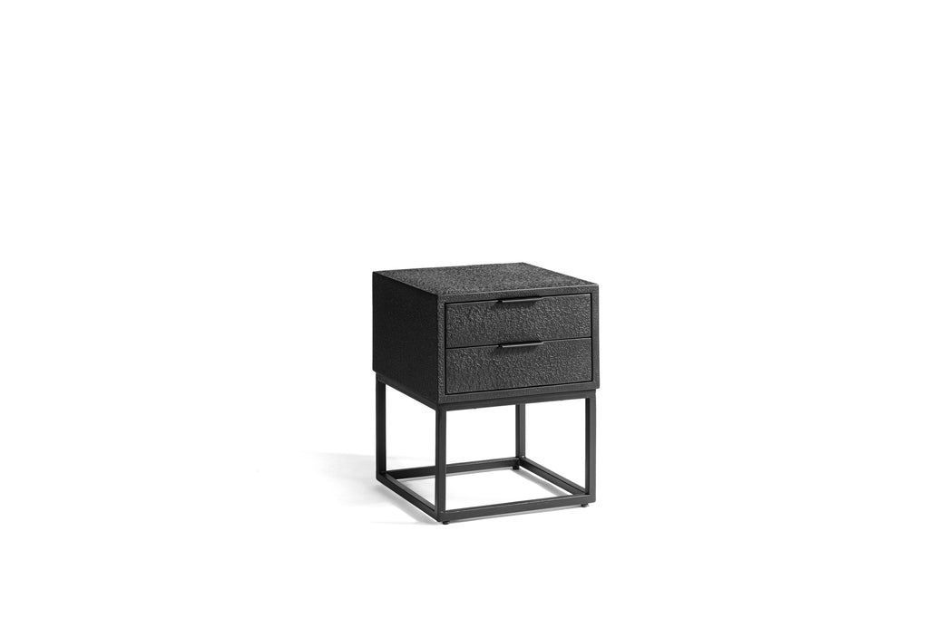 Niceey Table de chevet 2L, Lave, B340 noir