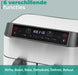 Niceey Dubbele Airfryer XXL - Twee Kookvakken - 8.0 Liter - 2460 Watt - Incl. Kookboek - Dual Functie - Zilver