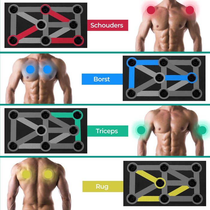 Niceey Push Up Board - Tableau d'impression - Plusieurs options