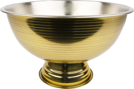 Niceey Champagneschaal - Champagnekoeler - Ijsemmer - Champagne Emmer - Champagne Bowl - RVS - Goud