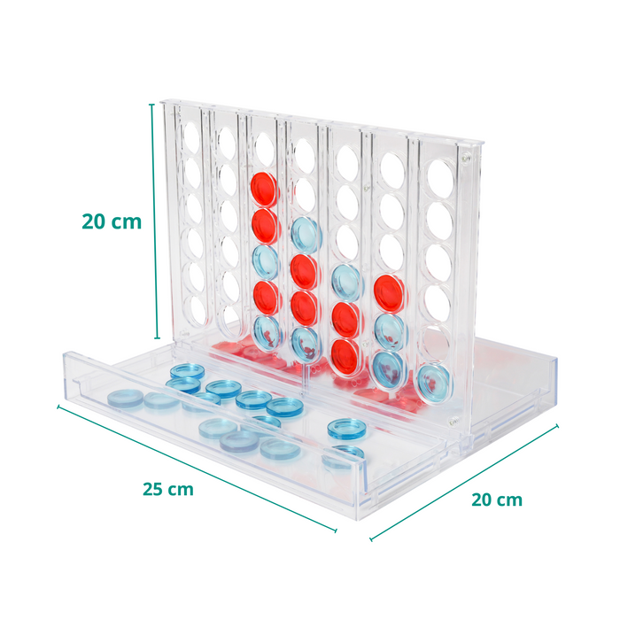 Niceey 4 en rangée - transparent