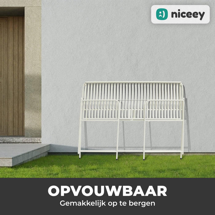 Banc de jardin Niceey - Pliable - Craie