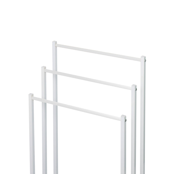 Porte-serviettes Niceey - 3 bras - Métal - Blanc
