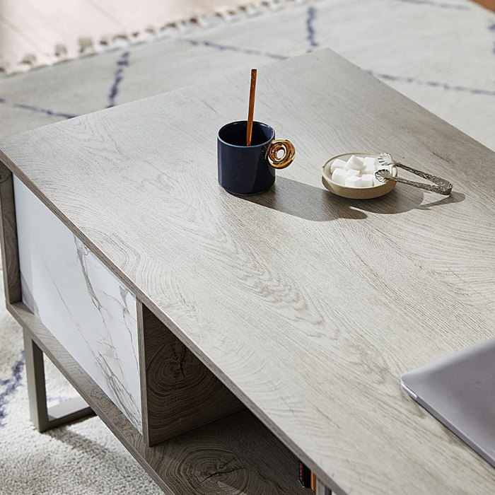 Table basse Niceey - Table basse - Aspect marbre