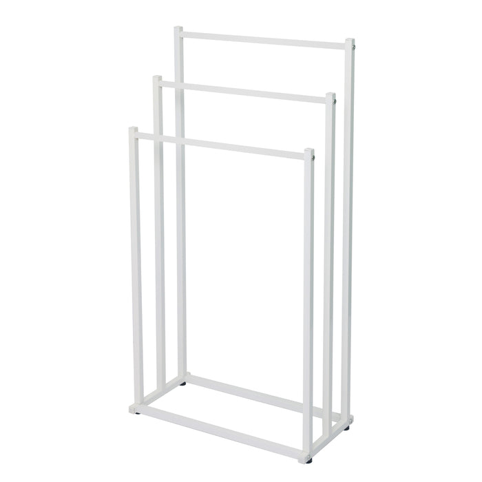 Porte-serviettes Niceey - 3 bras - Métal - Blanc