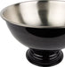 Niceey Champagneschaal - Champagnekoeler - Ijsemmer - Champagne Emmer - Champagne Bowl - RVS - Zwart