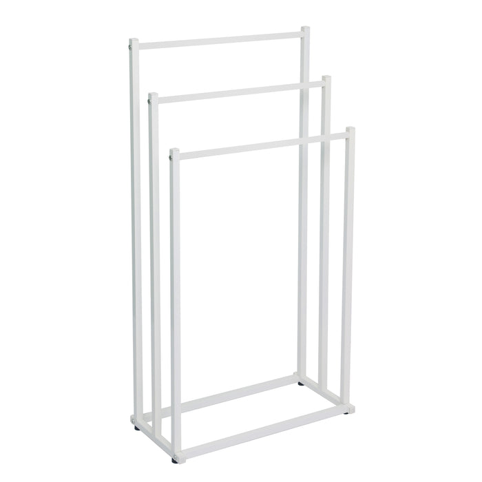 Porte-serviettes Niceey - 3 bras - Métal - Blanc