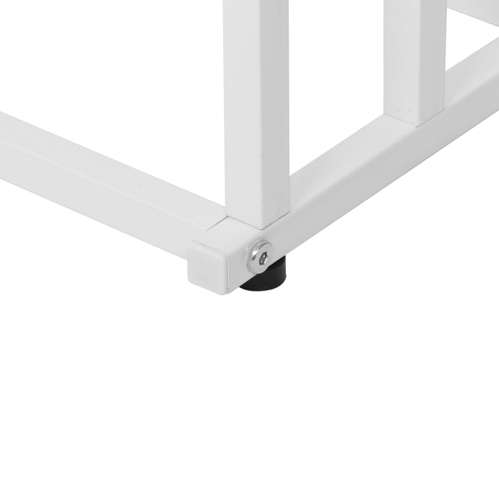 Porte-serviettes Niceey - 3 bras - Métal - Blanc