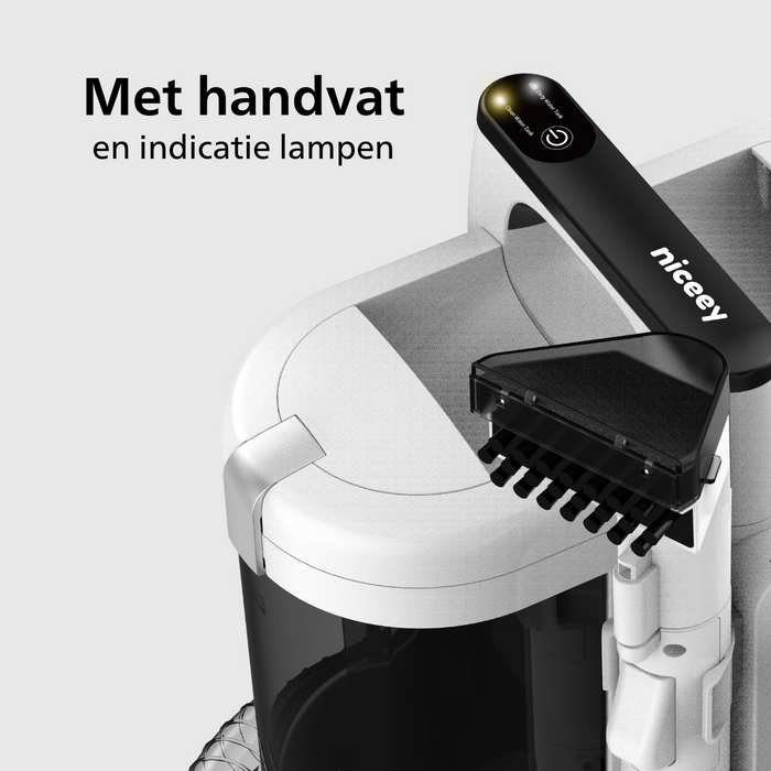 Niceey Stain Cleaner - Puissant et portable - Nettoyant pour tapis - Machine de nettoyage - Blanc