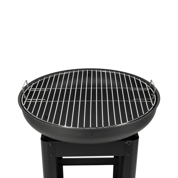 Niceey Barbeque - BBQ - Avec espace de rangement - Ø61CM - Noir