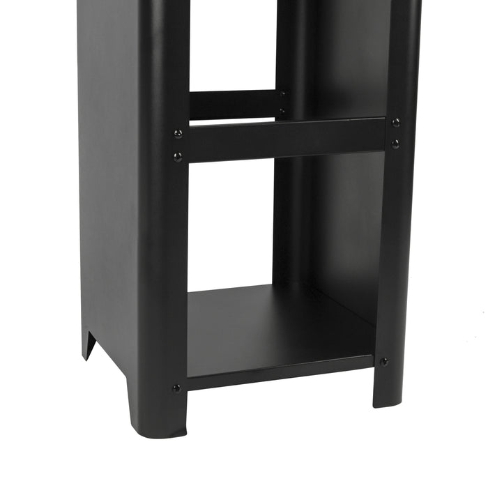 Niceey Barbeque - BBQ - Avec espace de rangement - Ø61CM - Noir