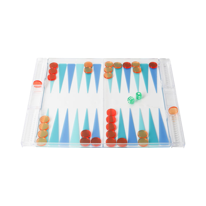 Planche de backgammon Niceey - transparente