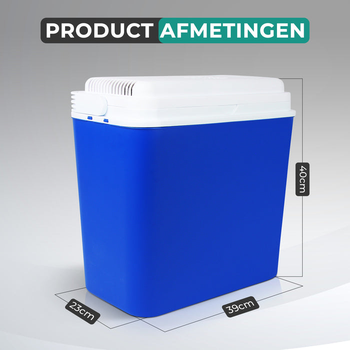 Glacière Thermo Électrique Niceey - 24 L - Refroidit et Chauffe - Bleu 