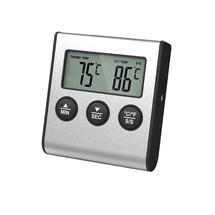 Thermomètre à viande Niceey - Thermomètre pour barbecue - Gris