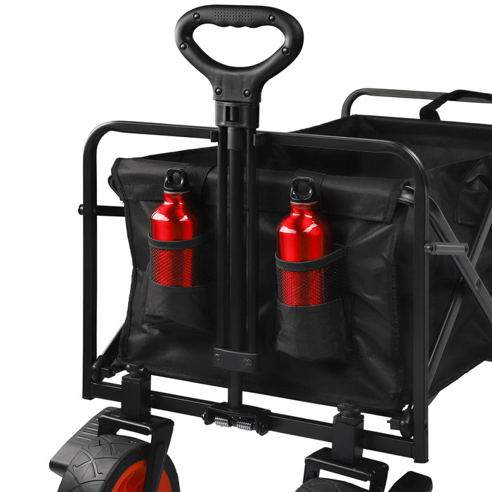 Niceey Bolderkar - Pliable - Capacité de charge 100KG - 96L