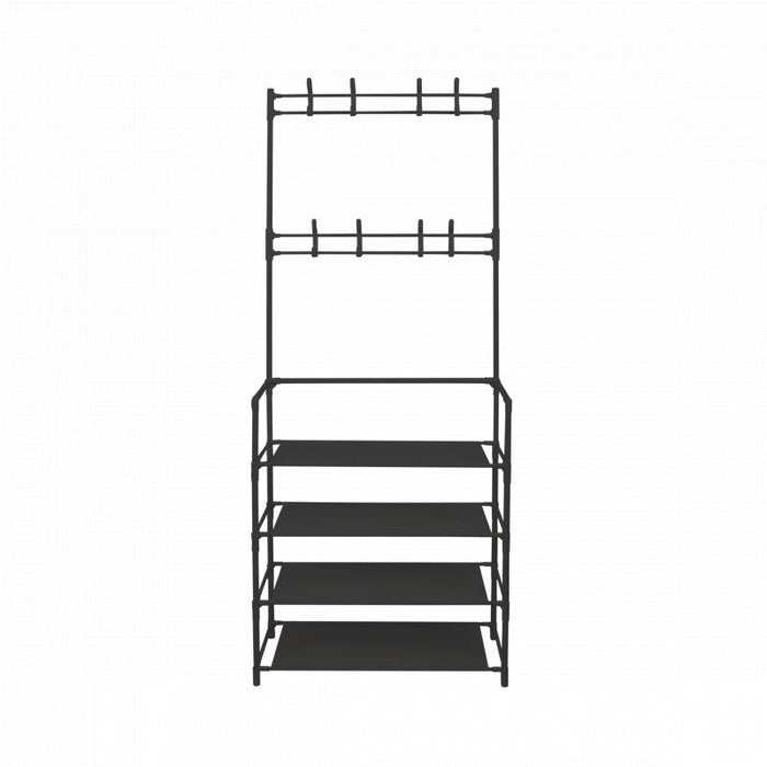 Niceey Armoire rack - Portemanteau - Noir