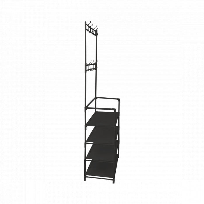 Niceey Armoire rack - Portemanteau - Noir