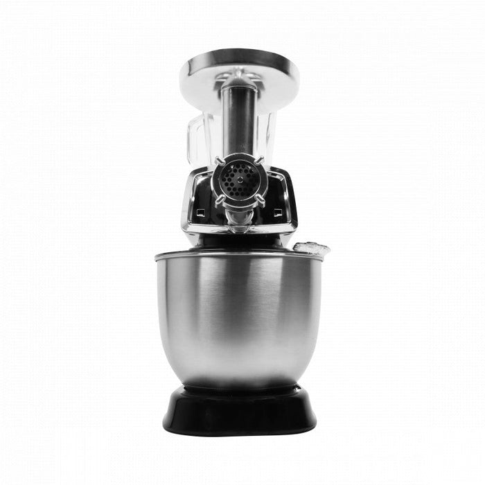 Niceey Keukenmachine 3-in-1 - Keukenrobot - Foodprocessor - 1500W - RVS Mengkom (7,5L) - Mixer met Garde Deeghaak Menghaak - Incl Gehaktmolen en Blender - Zwart