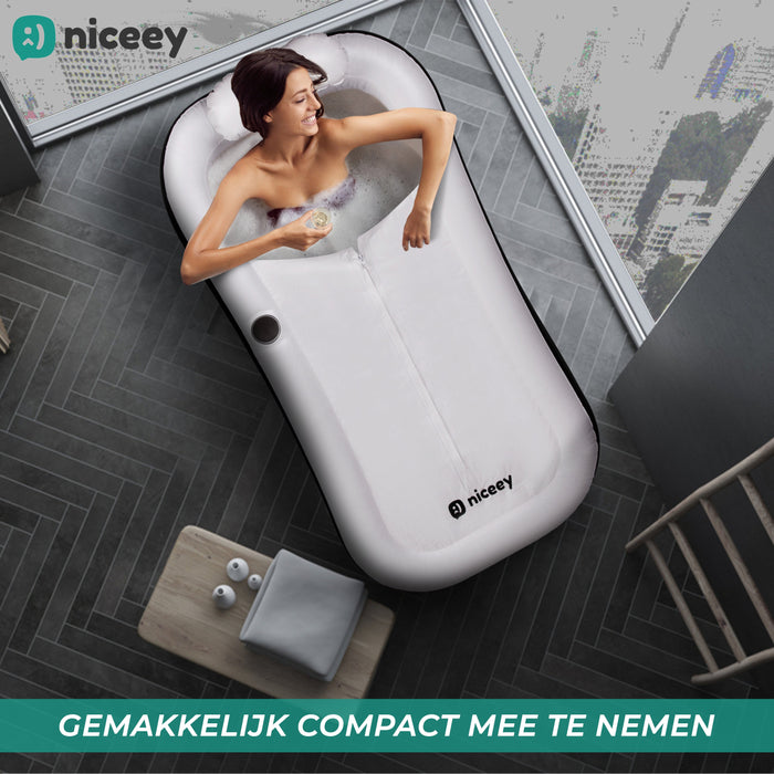 Baignoire gonflable Niceey - Baignoire à hanches - Noir