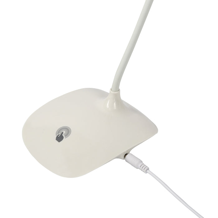 Niceey Tafellamp - Bureaulamp - Touchknop - USB - Wit