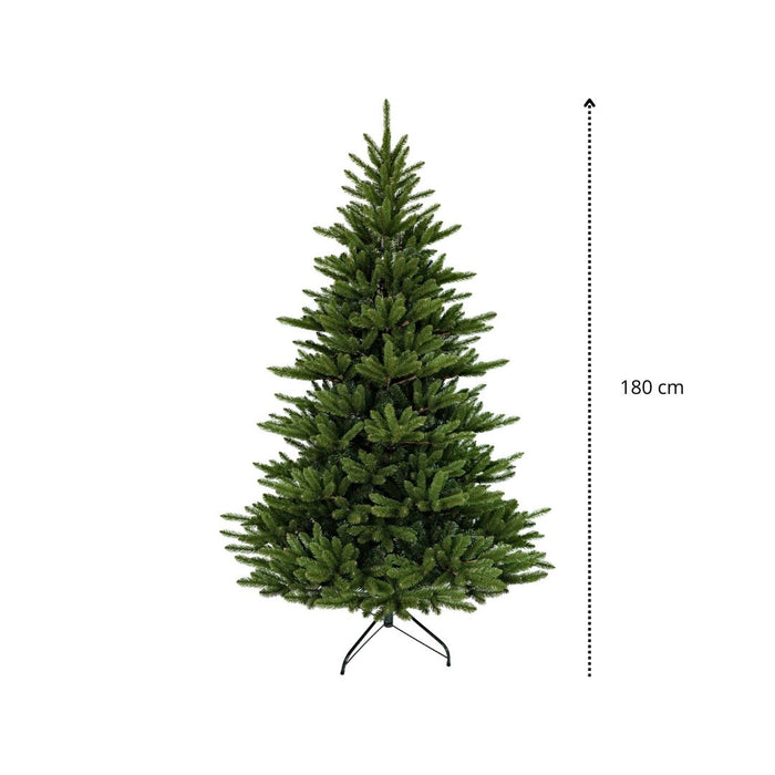 Niceey Kunstkerstboom - Groen - Metalen Standaard - 180 cm