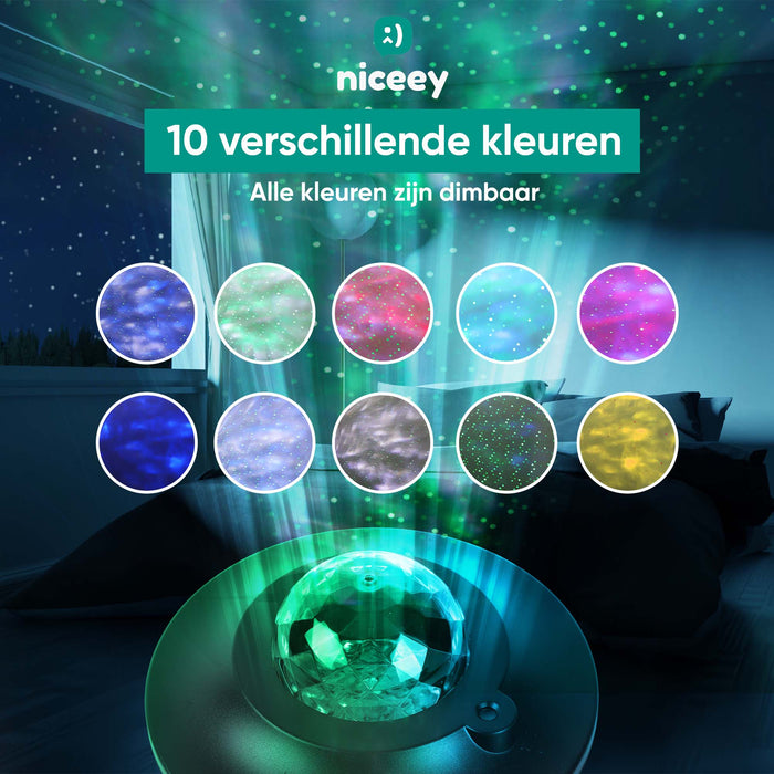 Projecteur Niceey Star - Intensité variable - Noir