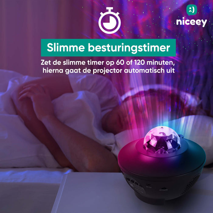 Projecteur Niceey Star - Intensité variable - Noir