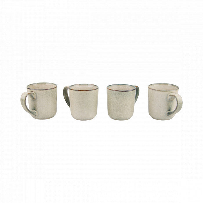 Service de Vaisselle Niceey - Lot de 16 - Taupe