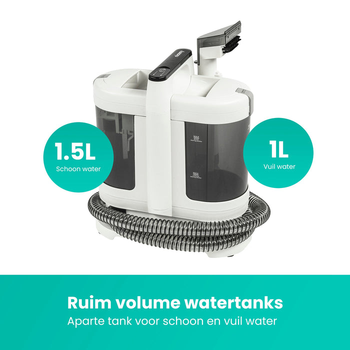 Niceey Stain Cleaner - Puissant et portable - Nettoyant pour tapis - Machine de nettoyage - Blanc