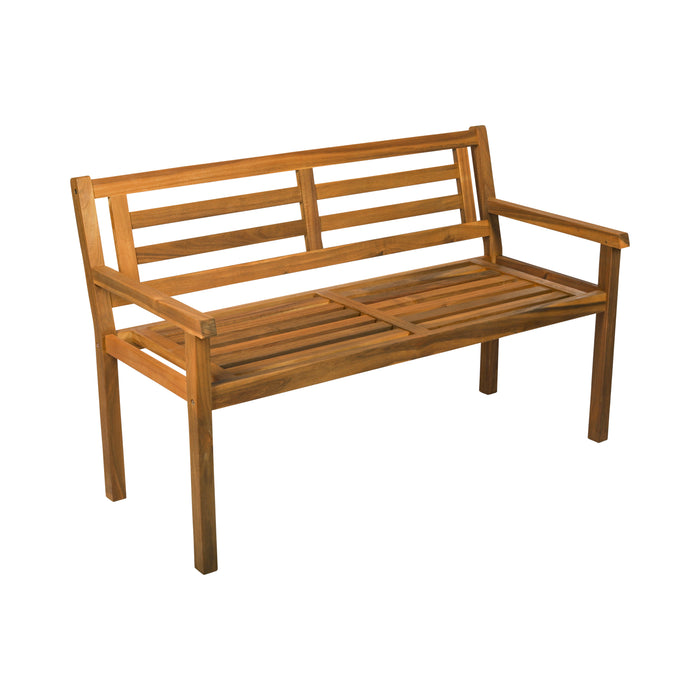 Banc de jardin Niceey - Résistant aux intempéries - 2/3 personnes - Bois d'acacia