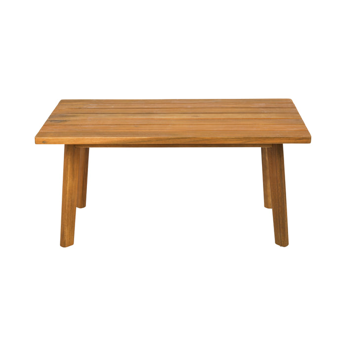 Ensemble de jardin de luxe Niceey - 4 pièces - Coussins inclus - Bois d'acacia