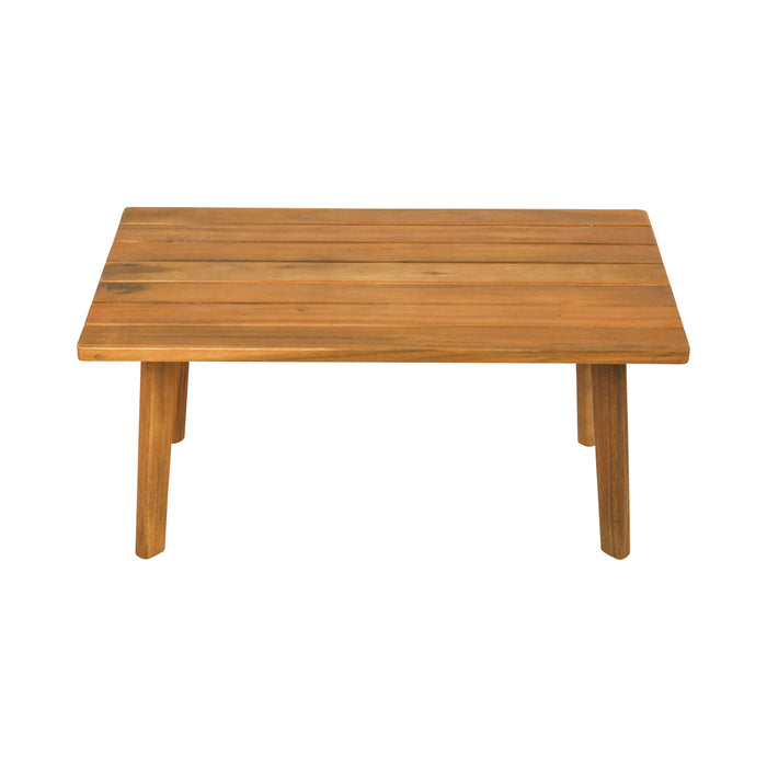 Ensemble de jardin de luxe Niceey - 4 pièces - Coussins inclus - Bois d'acacia