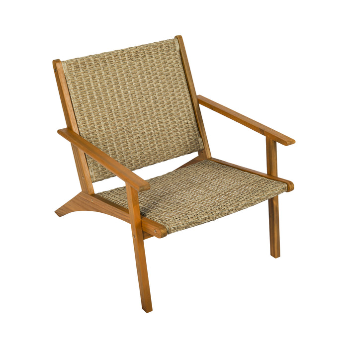 Ensemble de jardin de luxe Niceey, 3 pièces, bois d'acacia