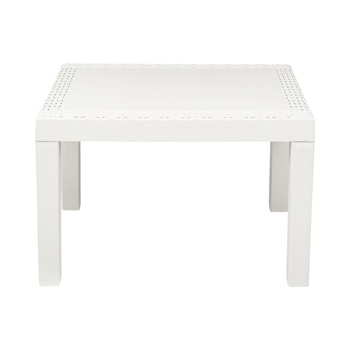 Ensemble de jardin Niceey, 3 pièces, blanc/gris